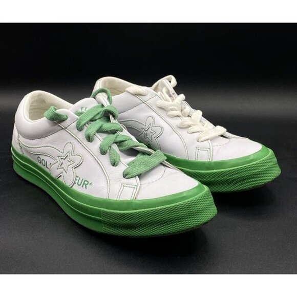 Converse Golf Le Fleur x One Star Ox Kelly Green Men’s 6.5 Women 8.5 - Picture 11 of 12